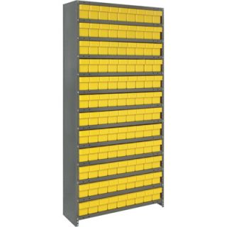 Quantum Storage Closed Shelving System With Super Tuff Drawers   12in. x 36in.
