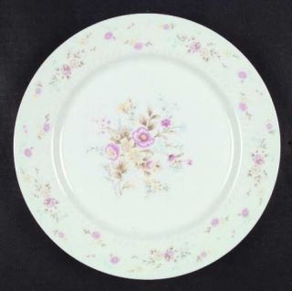 Jamestown Romance Dinner Plate, Fine China Dinnerware   Pink, Blue, Yellow, Whit