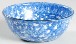 Stangl Town & Country Blue Coupe Cereal Bowl, Fine China Dinnerware   Blue Spong