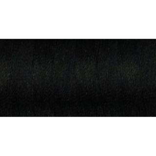 Black 600 yard Embroidery Thread (Black Spool measures 2.25 inches )