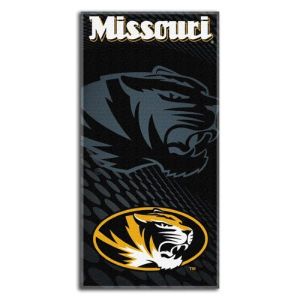 Missouri Tigers Northwest Company Emblem Beach Towel NCAA