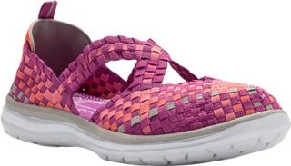 Womens Cobb Hill Wow   Pink Multi Stretch Woven Casual Shoes