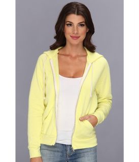 Alternative Apparel Adrian Hoodie Womens Sweatshirt (Yellow)