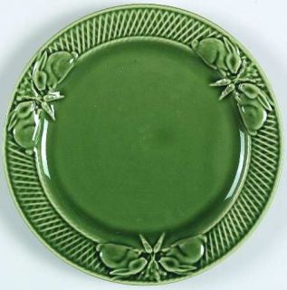 Bordallo Pinheiro Rabbit Green Salad Plate, Fine China Dinnerware   Embossed Rab