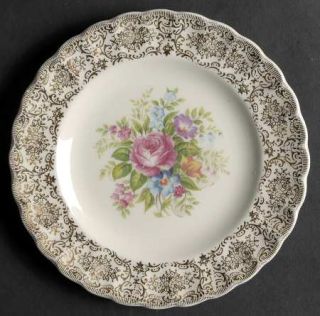 Limoges American Rosalie (Scalloped) Bread & Butter Plate, Fine China Dinnerware