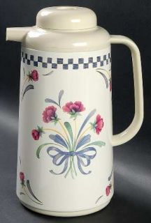 Lenox China Poppies On Blue (For The Blue) Plastic Thermos/Carafe & Lid, Fine Ch