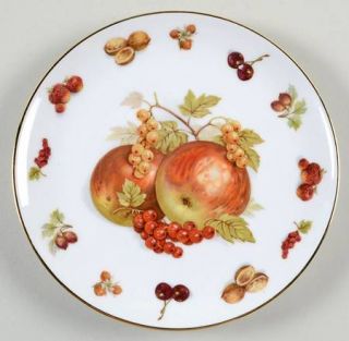 Royal Hanover 3117 Salad Plate, Fine China Dinnerware   Various Fruit Centers, C