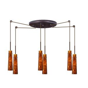 Besa Lighting BEL 6BC 567418 BR Camino Pendant