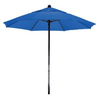 7.5 Aluminum Pulley Patio Umbrella   Blue Pacifica