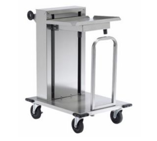 Dinex Mobile Cantilever Tray Dispenser w/ 150 Tray Capacity, 12 x 22 in