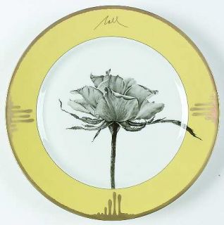 Chas Field Haviland Tuscan Roses Yellow Dinner Plate, Fine China Dinnerware   Bl