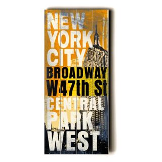 Artehouse New York City Transit Sign   10W x 24H in. Multicolor   0401 8796 27