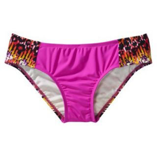 Juniors Hipster Swim Bottom  Magenta S