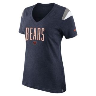 Nike Fan Wordmark (NFL Chicago Bears) Womens T Shirt   College Navy