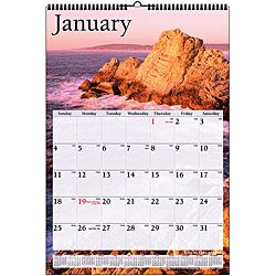 At a glance Scenic Photographic Wall Calendar
