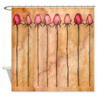  Row of Patina Roses Shower Curtain  Use code FREECART at Checkout