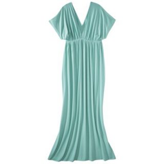 Merona Petites Short Sleeve Maxi Dress   Aqua Blue XLP