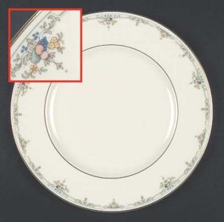 Royal Doulton Melanie Dinner Plate, Fine China Dinnerware   Small Floral Sprays