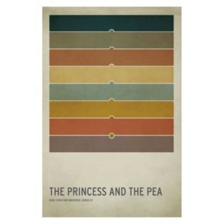 The Princess and Pea Unframed Wall Canvas