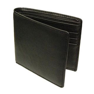 Castello Black Nappa Leather Billfold Wallet