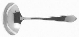 Reed & Barton Halo (Stainless) Gravy Ladle, Solid Piece   Stainless, Glossy   Lu