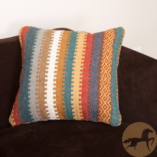 Christopher Knight Home Gabriela Wool Stripe Pillow (Rusty, MultiStyle ModernDimensions 4 inches high x 19.5 inches wide x 19.5 inches deep )