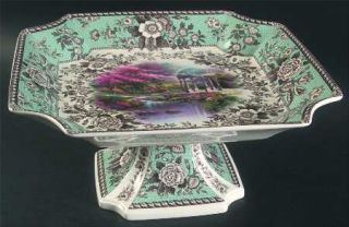 Spode Gallery Square Compote   Height x Width, Fine China Dinnerware   Thomas Ki