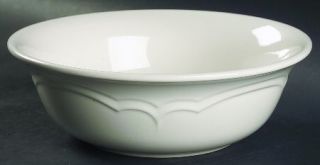 Pfaltzgraff Gazebo White 8 Round Vegetable Bowl, Fine China Dinnerware   All Wh