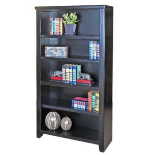 kathy ireland Home by Martin Furniture Tribeca Loft   Black Office Bookcase T