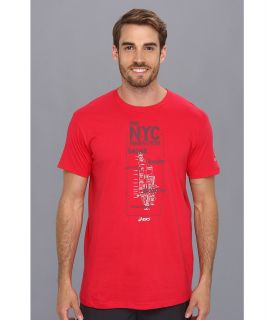 ASICS NY Map S/S Mens Clothing (Red)