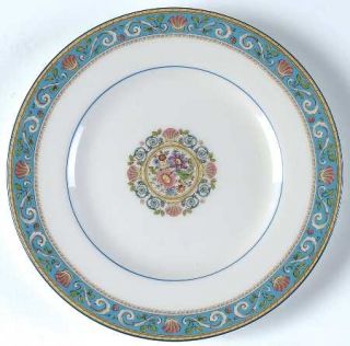 Wedgwood Runnymede Turquoise Bread & Butter Plate, Fine China Dinnerware   Turqu