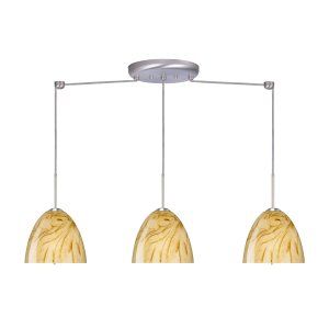 Besa Lighting BEL 3BB 7572HV SN Sasha II Pendant