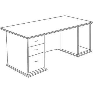 Lorell Contemporary 9000 Pedestal Desk