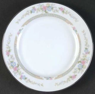 Lynnbrooke Heritage Bread & Butter Plate, Fine China Dinnerware   Pink Flowered