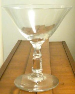 Duncan & Miller Victory (Plain, No Cutting) Champagne/Tall Sherbet   Stem #5331,