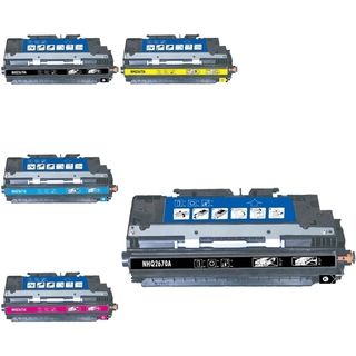 Basacc 5 ink Cartridge Set Compatible With Hp Q2670a (Black, Cyan, Magenta, YellowCompatibilityHP Q2671A/ Color LaserJet 3500/ Color LaserJet 3550All rights reserved. All trade names are registered trademarks of respective manufacturers listed.California 