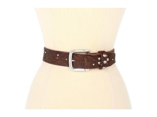 M&F Western Flower Stud Belt Womens Belts (Brown)