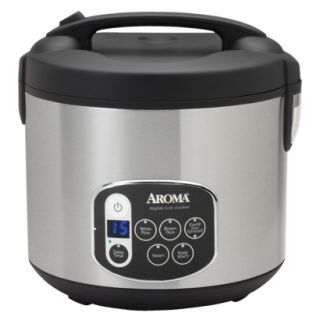 Aroma Digital Rice Cooker   Stainless Steel (20 cups)