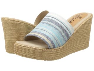 Sbicca Hamilton Womens Wedge Shoes (Blue)