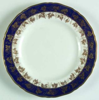 Royal Worcester Arundel Blue (Scalloped) Bread & Butter Plate, Fine China Dinner