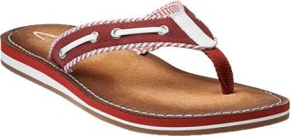 Womens Clarks Flo Cherrymore   Red Synthetic Two Tone Shoes