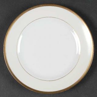 Noritake Hartford Bread & Butter Plate, Fine China Dinnerware   Cream Rim, White