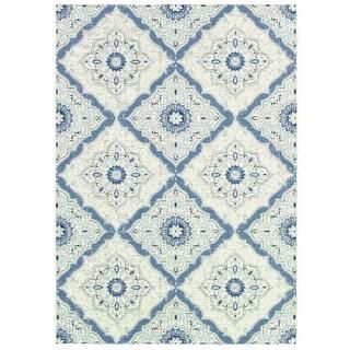 Dolce Brindisi/ivory confederate Grey 53 X 76 Rug (IvorySecondary colors Confederate GreyPattern FloralTip We recommend the use of a non skid pad to keep the rug in place on smooth surfaces.All rug sizes are approximate. Due to the difference of monito