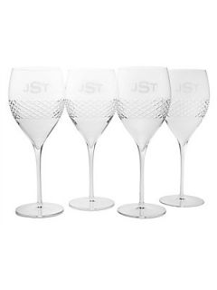 Rolf Glass Personalized Tulip Wine Glasses, Set of 4   No Color
