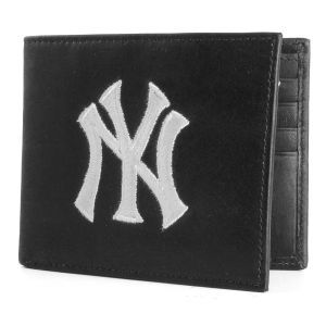 New York Yankees Rico Industries Black Bifold Wallet
