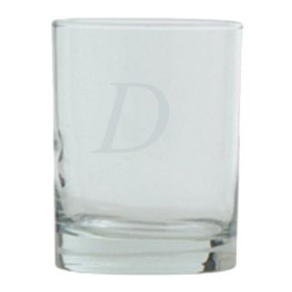 Block Monogram Double Old Fashioned Set of 4   D