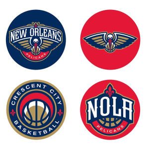 New Orleans Pelicans Apple Home Button Covers 4 Pack