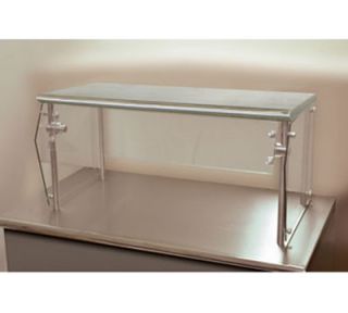 Advance Tabco Self Service Food Shield   2 Tier, 12x36x18, Stainless Top Shelf