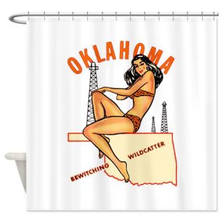  Oklahoma Pinup Shower Curtain  Use code FREECART at Checkout