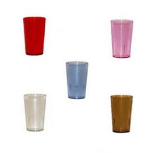 GET 5 oz Tumbler, Textured, Stackable, Clear